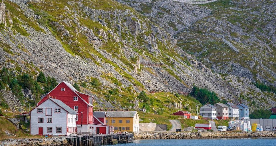 Fishing village far north