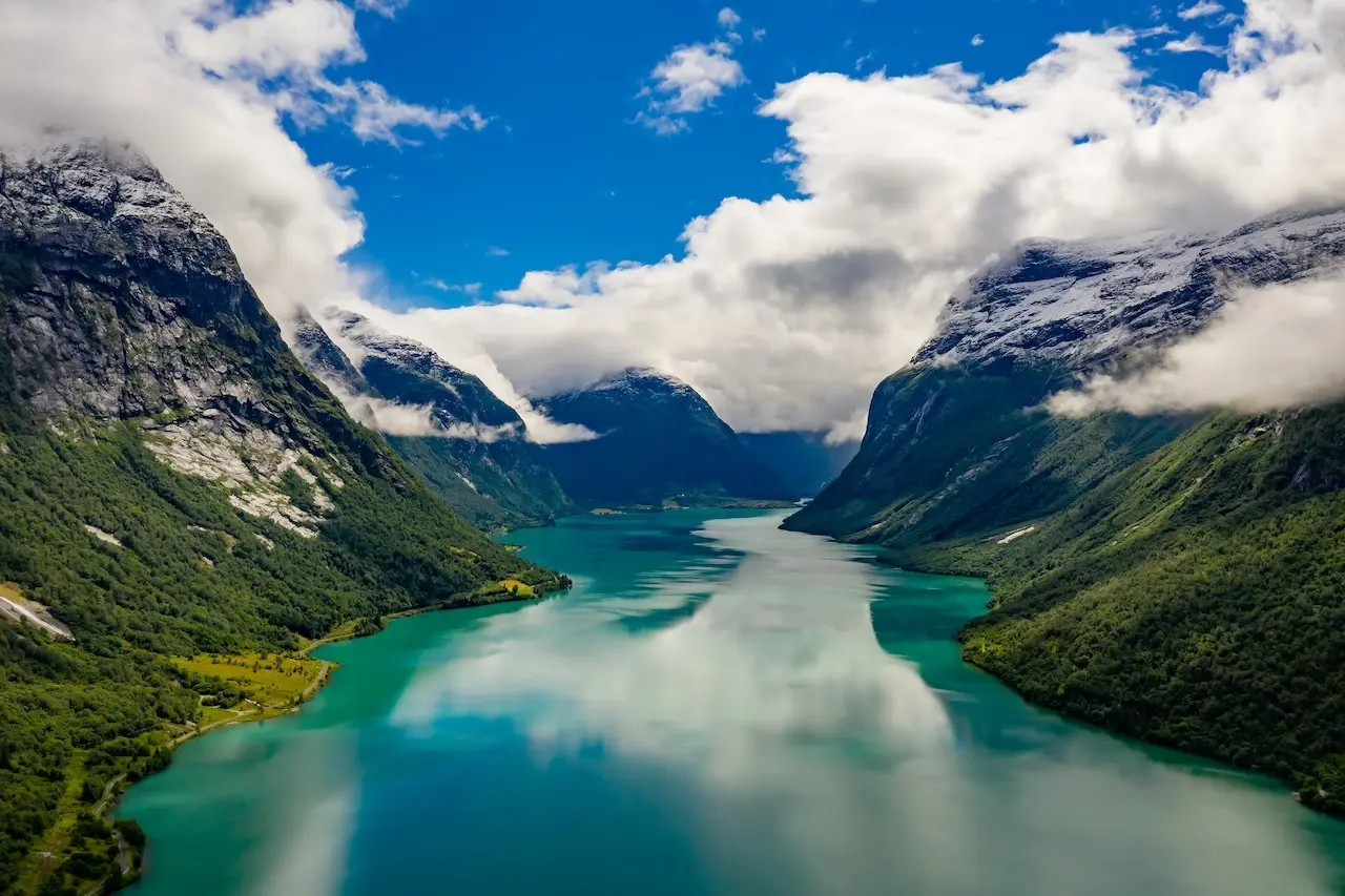 Lovatnet lake