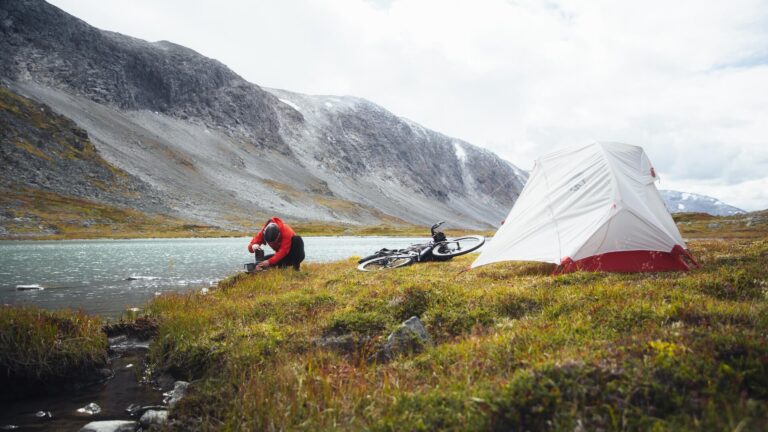 Camping bikepacking norway